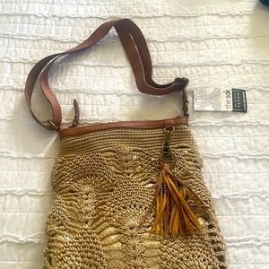 The Sak Lucia crossbody with gold.  NWT